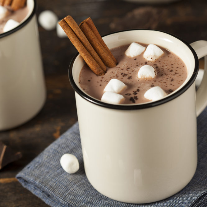 Klar til vinteren: varm kakao og boller